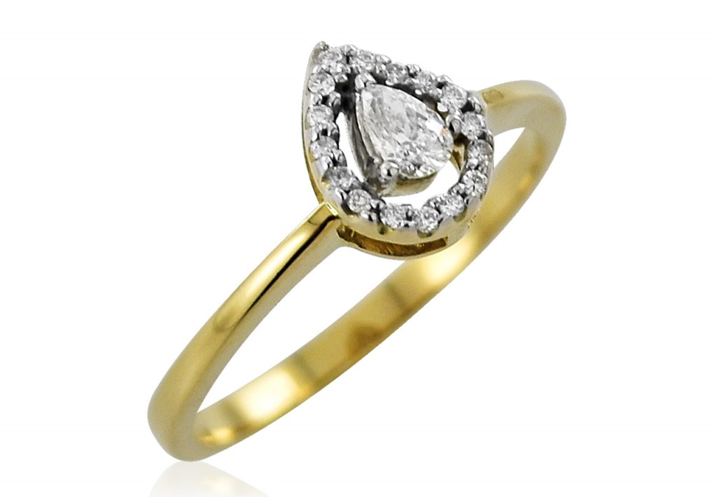 Pear-shaped-Cluster-Ring