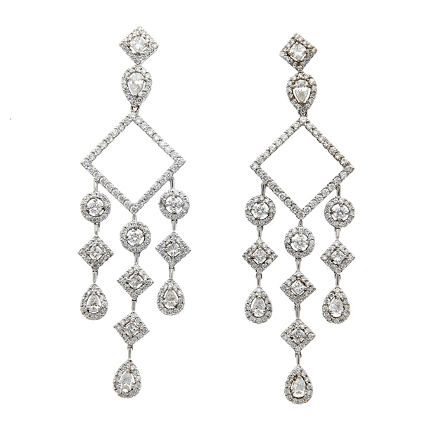 Diamond Multi Row Chandelier Earrings Diamond Multi Row Chandelier Earrings, Black And Gold Chandelier Earrings Uk