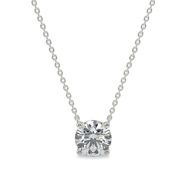Lab Grown Diamond Circle Of Life Pendant - 0.50 Ctw, 14K White Gold, 18" Chain (H-I Color, SI2) - View #10