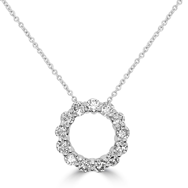 Diamond pendant circle deals