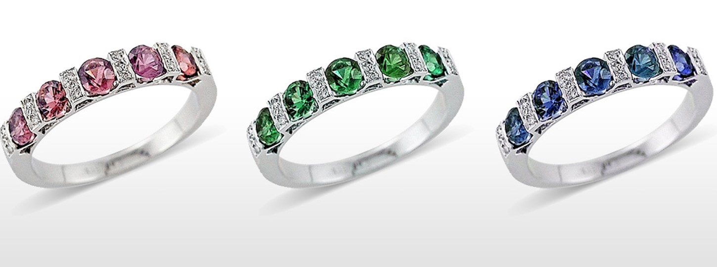 Other Stones used in Eternity Rings