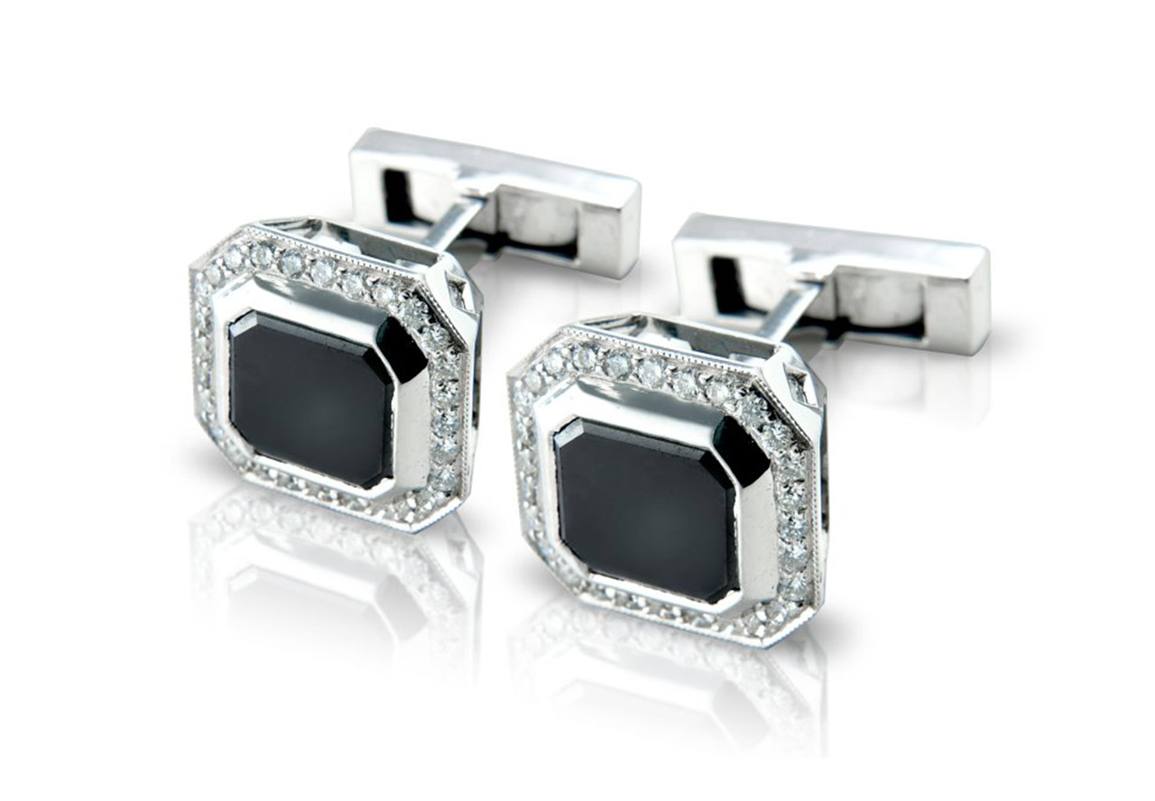 Black diamonds are a great choice for men's jewellery