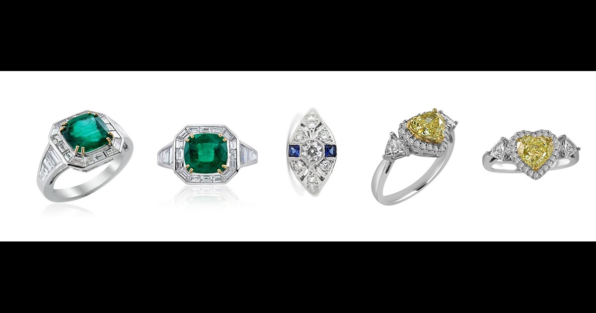 Engagement ring styles by decade