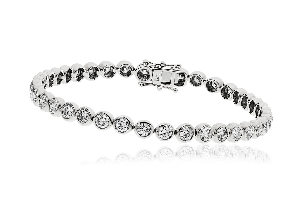 14K Orbis Diamond Tennis Bracelet – Sig Ward Jewelry